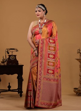 Elegant Festive Banarasi Silk Saree