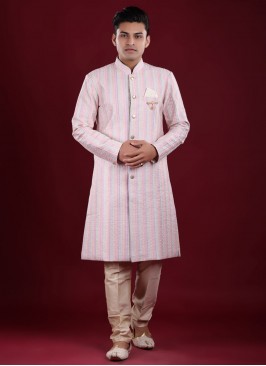 Multi Color Indowestern With Thread Work