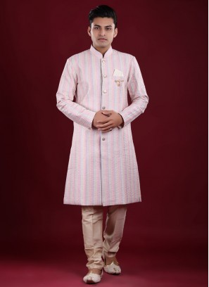 Multi Color Indowestern With Thread Work