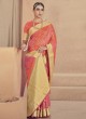 Multi Colour Festival Raw Silk Traditional Designer Saree