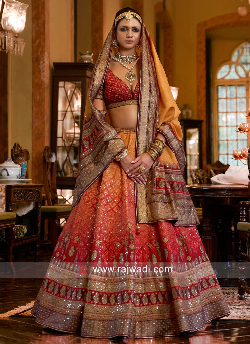 Party Wear Multi Color Lehenga Choli | Aliyana – Aliyana Designer Wear