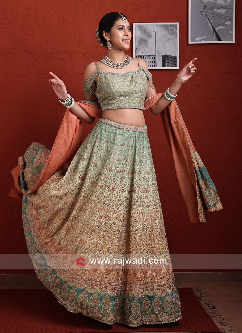 Stone hot sale lehenga choli