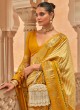 Mustard Yellow Woven Patola Silk Saree