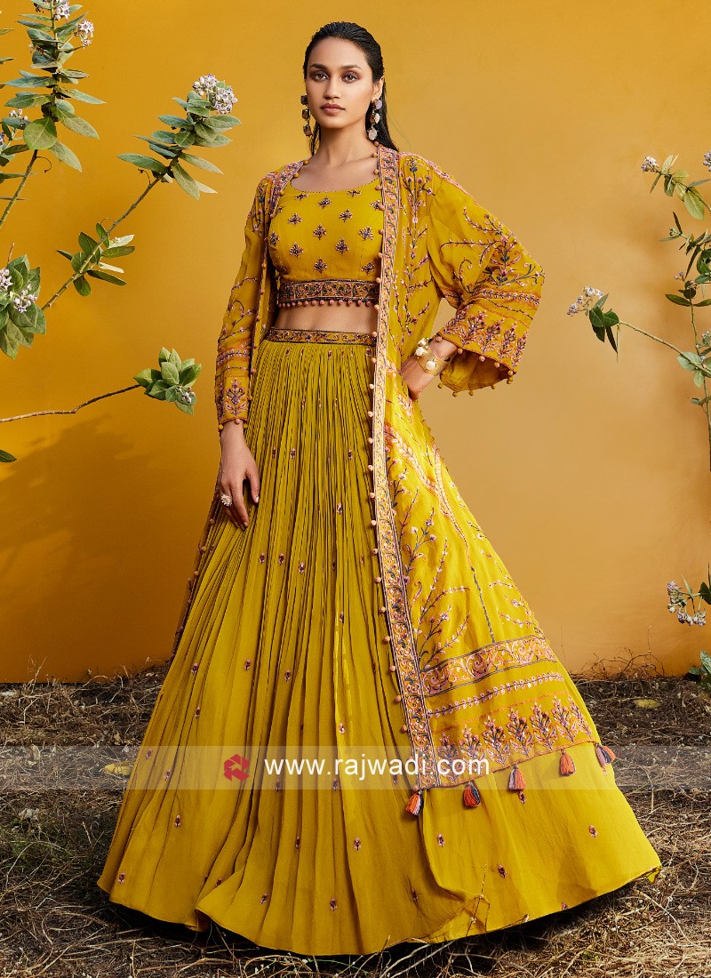 Chaniya choli hot sale with jacket