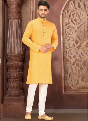 Mustard Yellow Kurta Pajama