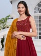 Mystic Multi-Colored Georgette Palazzo Style Salwar Kameez