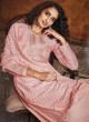 Mystical Pink Designer Palazzo Suit