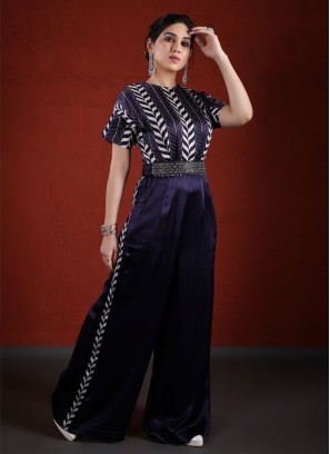 Navy Blue Designer Jumpsuit for Women