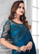 Royal Blue Patch Border Festival Classic Saree