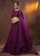 Net Purple Lehenga Choli