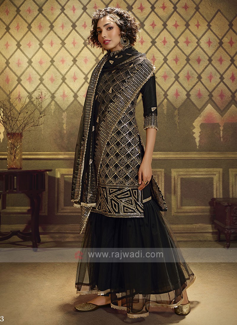 Mirror Work Dress Material at Rs.574/Piece in surat offer by geet gauri  fashion