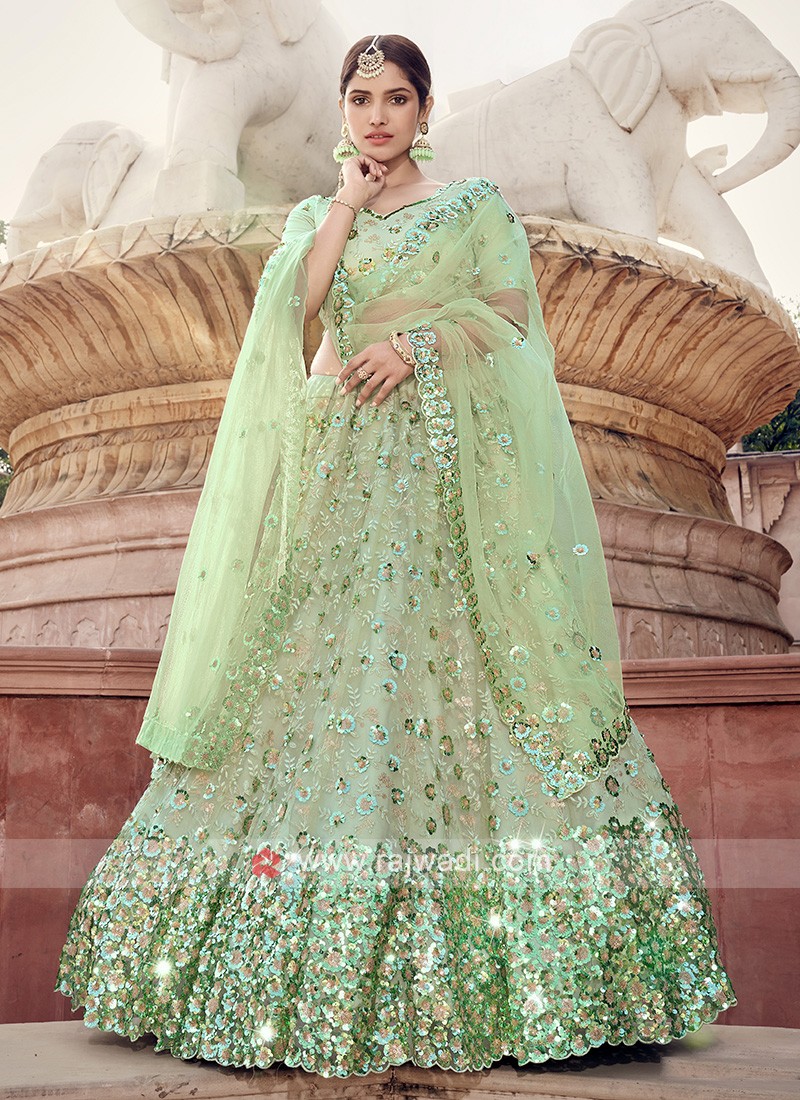 Designer Unstitched Silk Lehenga Choli