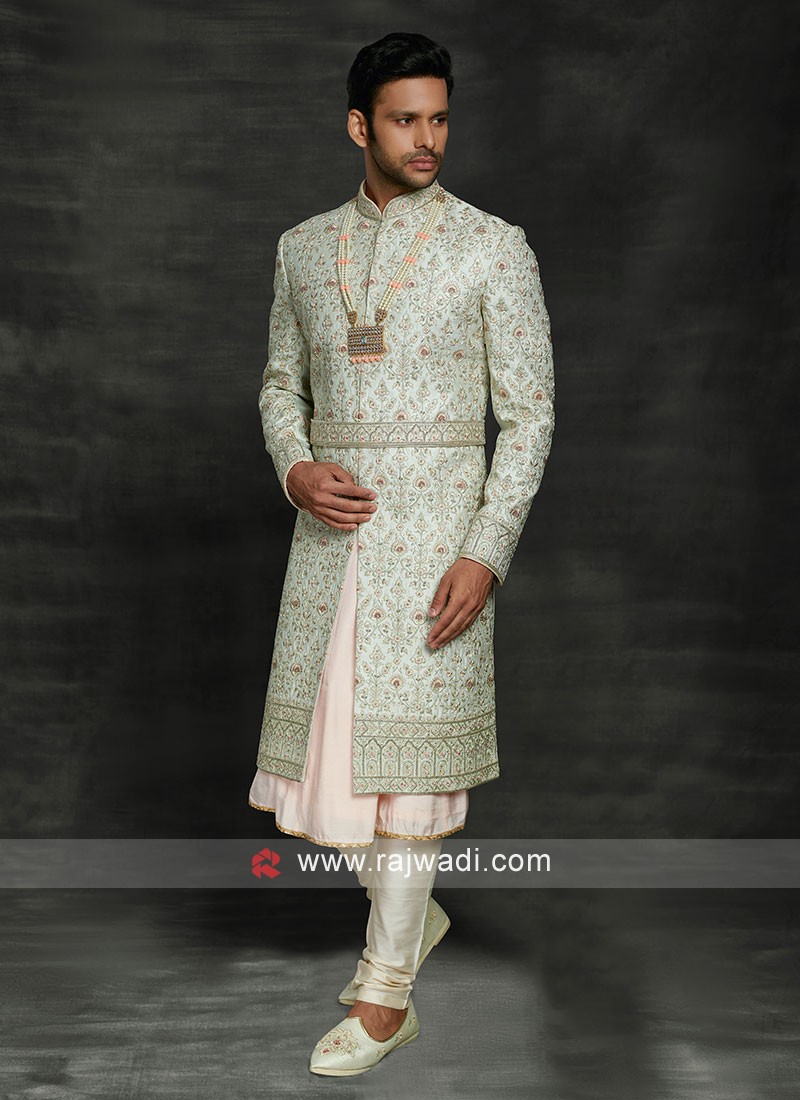 Sherwani hotsell style kurtis