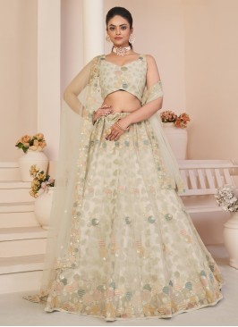 White Muslin Cotton Designer Chaniya Choli For Navratri – Adore Styelsus