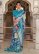 Off White Patola Silk  Ceremonial Classic Designer Saree