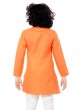 Solid Orange Color Kurta Pajama