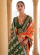 Orange Weaving Classic Saree