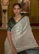 Off White Organza Contemporary Saree