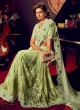 Extraordinary Pista Green Trendy Saree