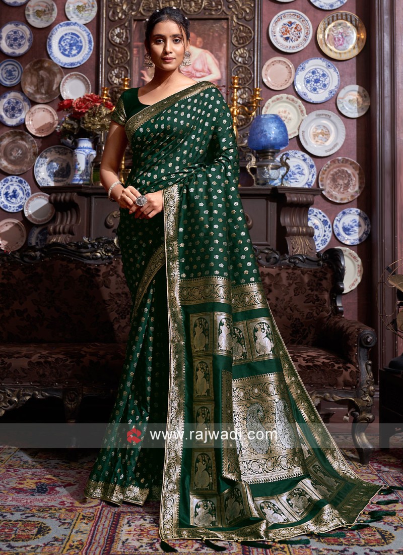 Buy Bridal Banarasi Silk Sarees Online | Singhania's