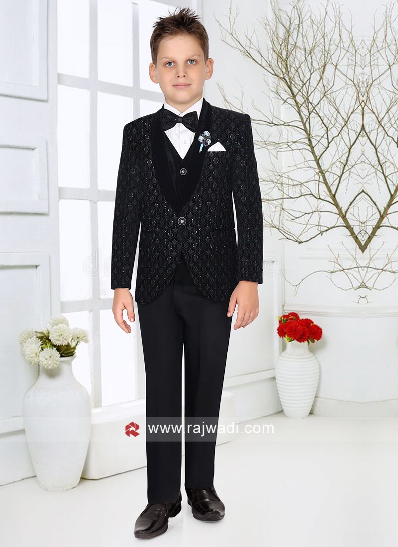 Boys black clearance dress coat