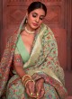 Pashnima Silk Casual Saree in Green