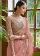 Peach Organza Festival Classic Saree