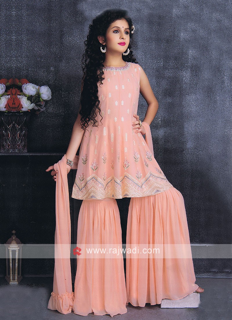 Buy Peach Salwar Kameez Online | Andaaz Fashion