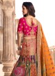 Multicolored Woven Banarasi Silk Wedding Lehenga Choli