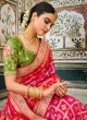 Picturesque Fancy Fabric Pink Designer Traditional Saree