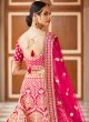 Pink Color Designer Lehenga Choli