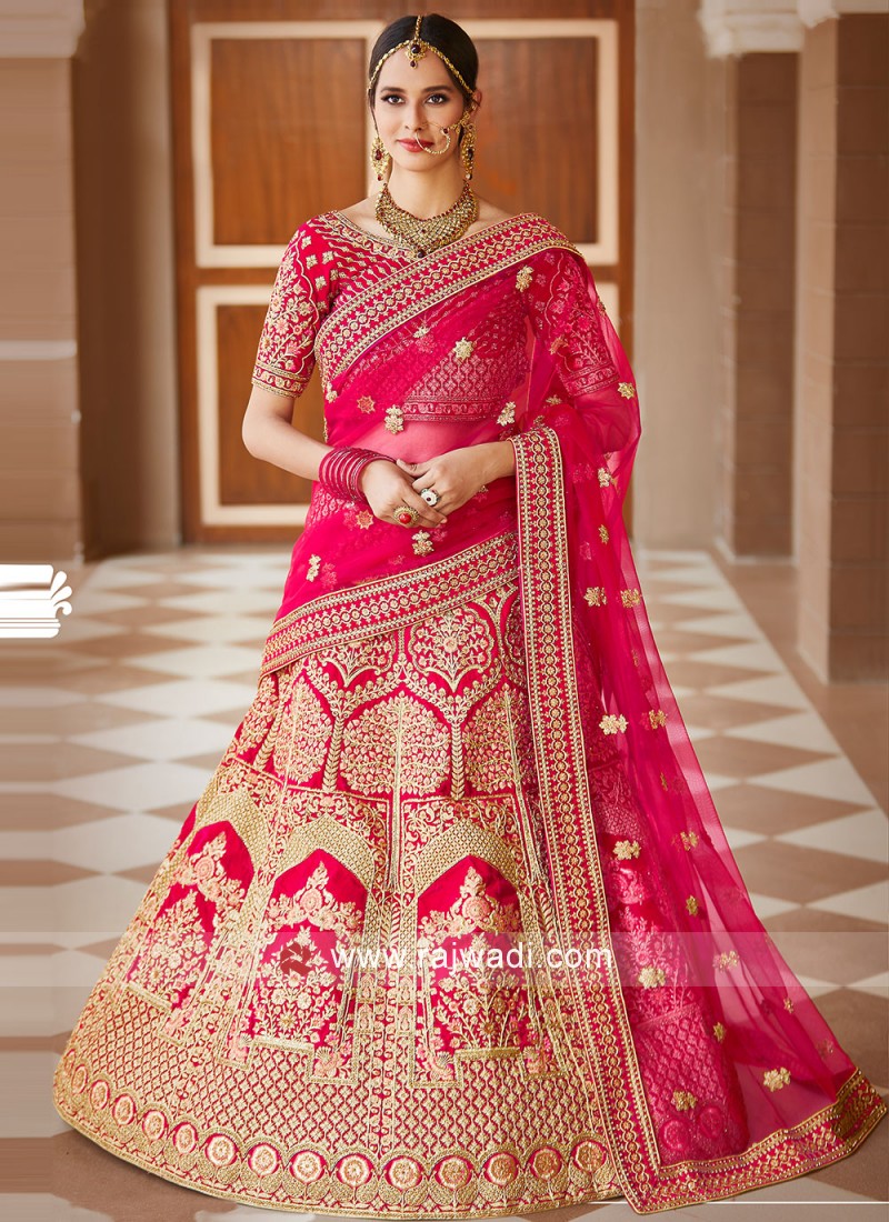 Buy pink color sequence designer lehenga choli online – Joshindia