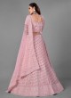 Pink Dori Work Engagement Lehenga Choli