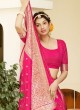 Pink Festival Banarasi Silk Designer Traditional Saree
