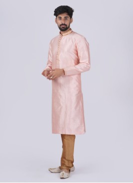 Pink Festive Wear Kurta Pajama