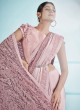 Pink Lycra Wedding Trendy Saree