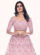 Pink Sequins Embellished Wedding Soft Net Lehenga Choli
