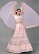 Pink Net Thread Lehenga Choli