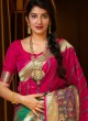 Pink Silk Designer Bollywood Saree