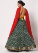 Multicolored Sequins Embellished Festive Lehenga Choli