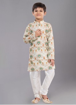 Polyester Fancy Printed Kurta Pajama