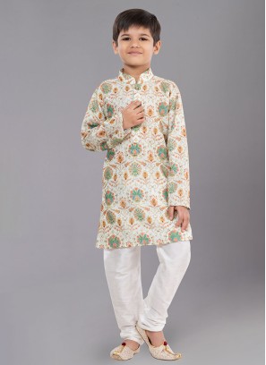 Polyester Fancy Printed Kurta Pajama