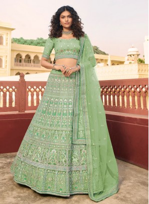 Praiseworthy Patch Border Lehenga Choli