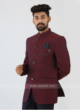 Printed Jodhpuri Suit