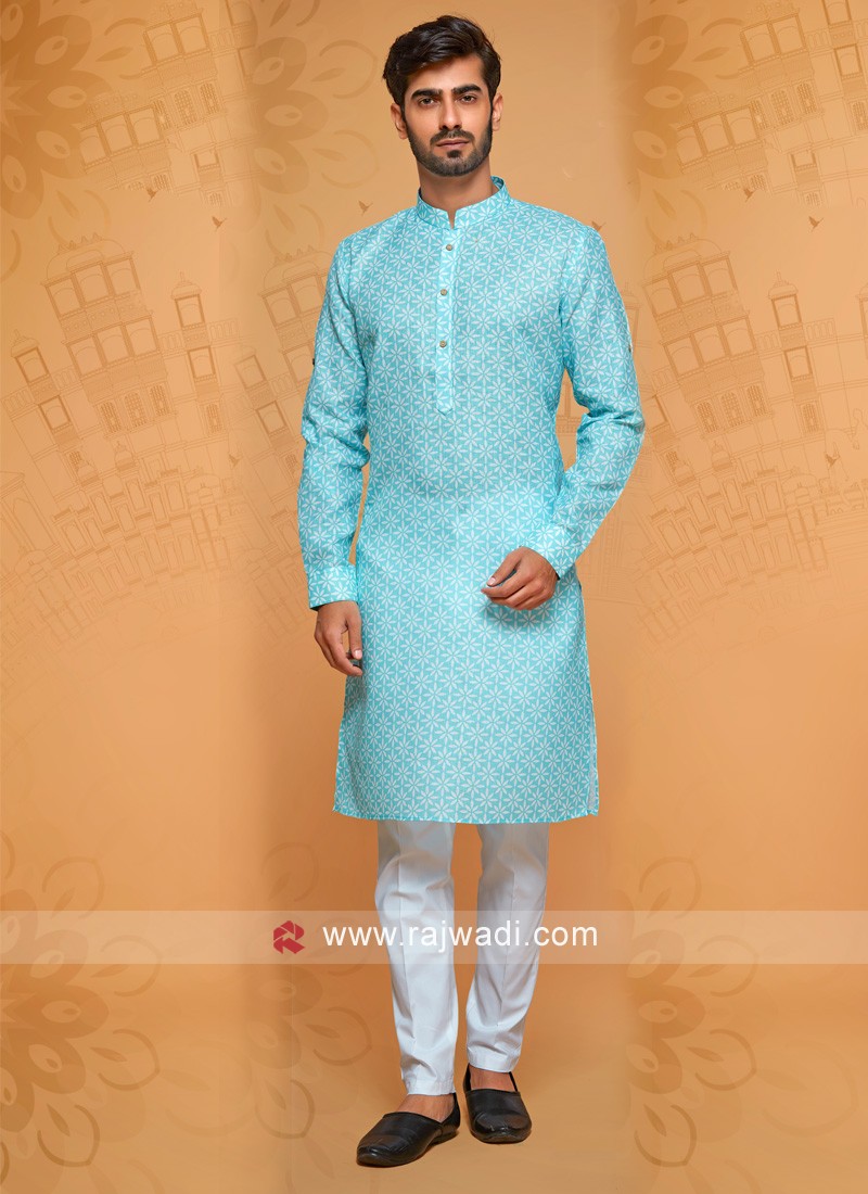 Cotton silk kurta online pajama