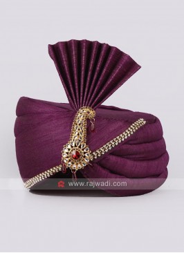 Purple Color Mens Safa