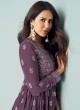 Purple Georgette Designer Anarkali Suit