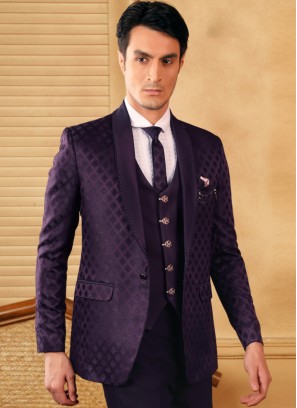 Purple Wedding Suits For Men