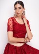 Radiant Red Thread Lehenga Choli