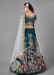 Rama Sequins Satin Lehenga Choli